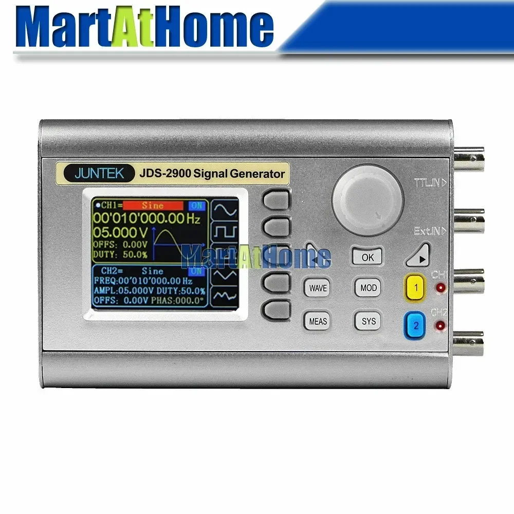 Function Arbitrary Waveform Generator - 디지털 듀얼 채널 DDS 신호 발생기,