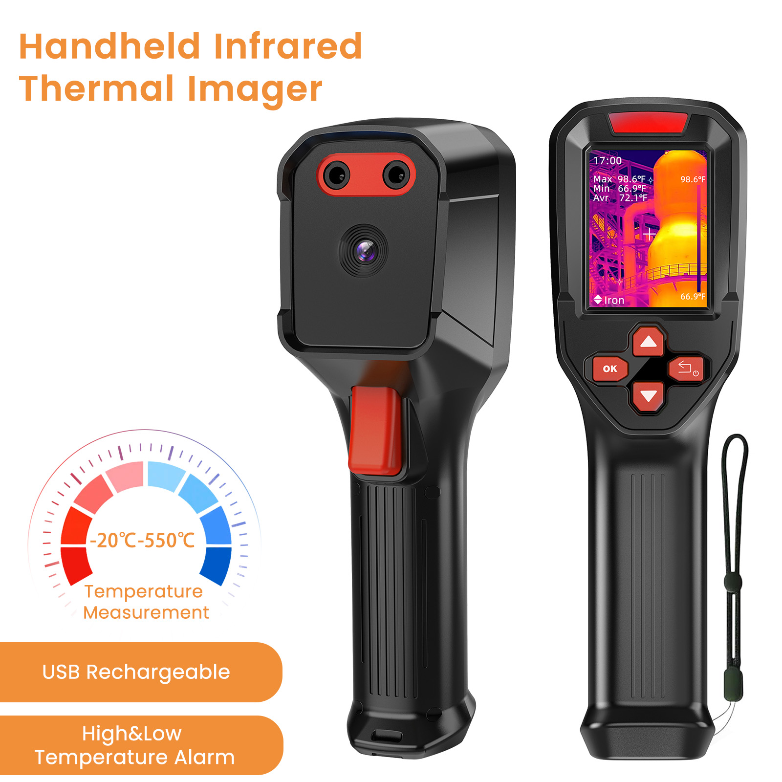 Thermal Imaging Camera Pcb Repair - USB 충전식 열화상 카메라 HD IR