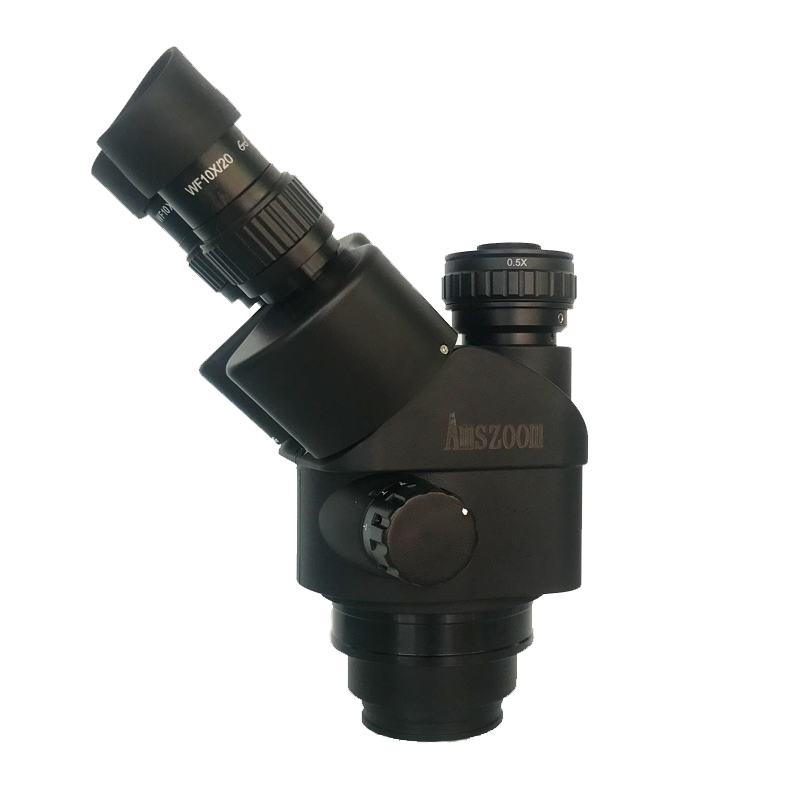 7X-45X 전문가용 플라스틱 삼안 현미경 헤드(0.5 - Stereo Trinocular Microscope Pcb 리뷰 및 가격