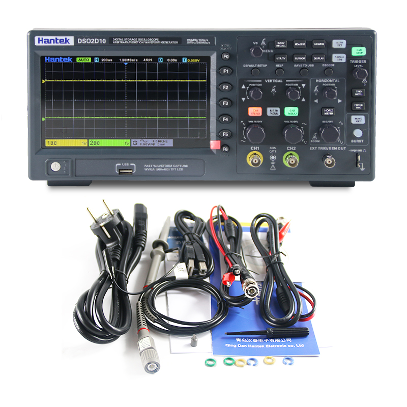 Hantek DSO2D10 디지털 스토리지 오실로스코프 - Digital Storage Oscilloscope 100Mhz 리뷰 및 가격