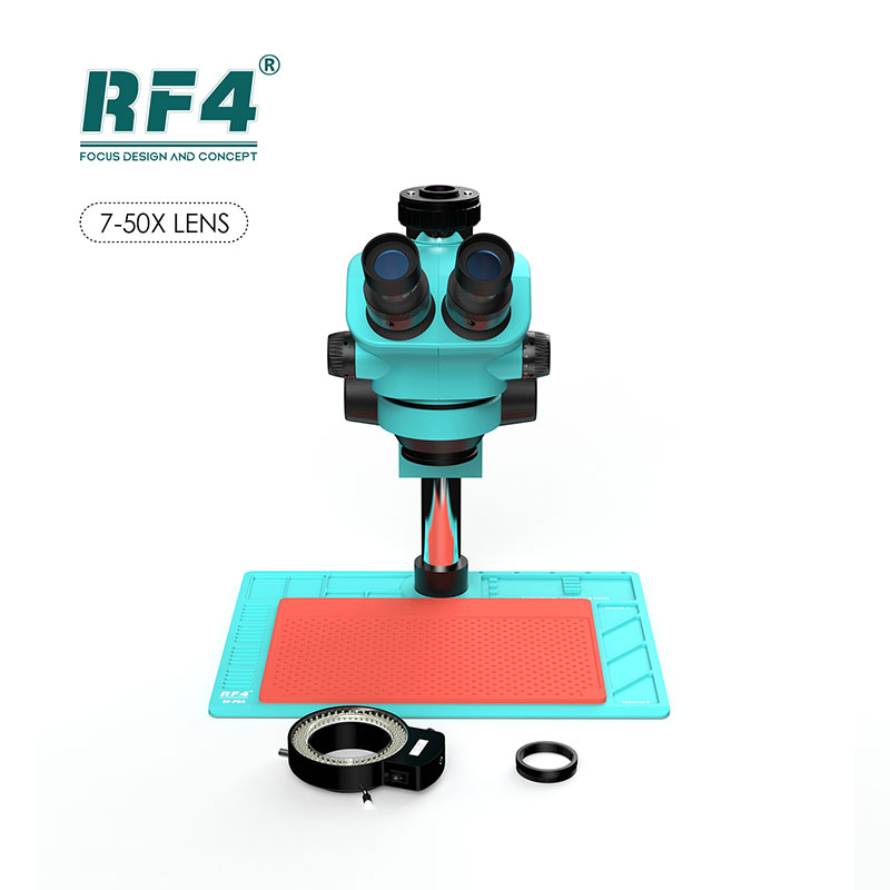 RF4 RF-7050-PO4 삼안 7-50배율 줌 현미 - Stereo Trinocular Microscope Pcb 리뷰 및 가격