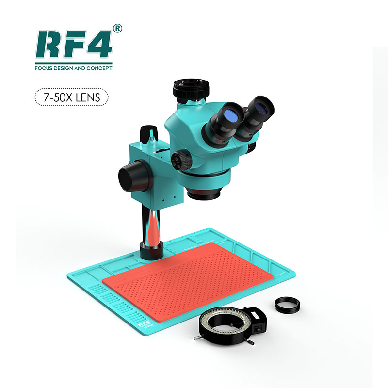 RF4 RF-7050-PO4 삼안 7-50배율 줌 현미 - Stereo Trinocular Microscope Pcb 리뷰 및 가격