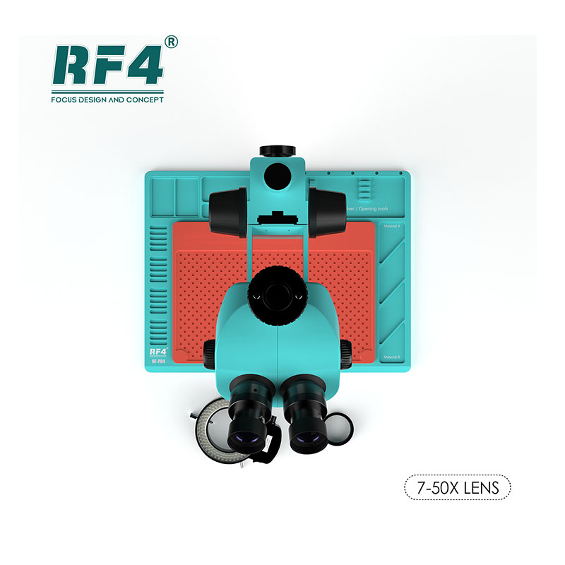 RF4 RF-7050-PO4 삼안 7-50배율 줌 현미 - Stereo Trinocular Microscope Pcb 리뷰 및 가격