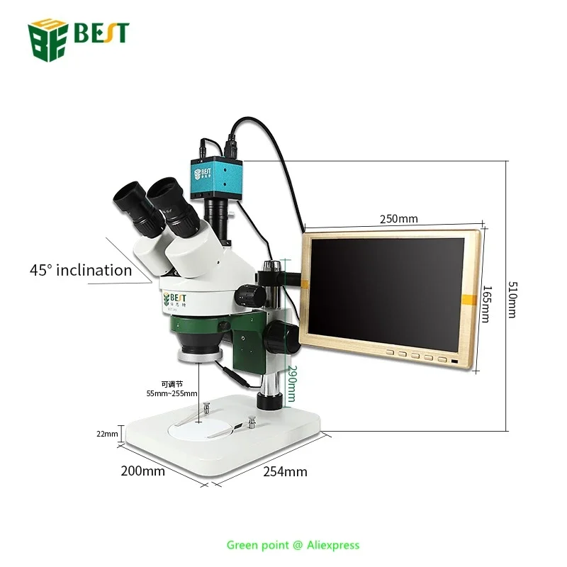ZS7045 시리즈 스테레오 디지털 줌 삼안 현미경 B - Stereo Trinocular Microscope Pcb 리뷰 및 가격
