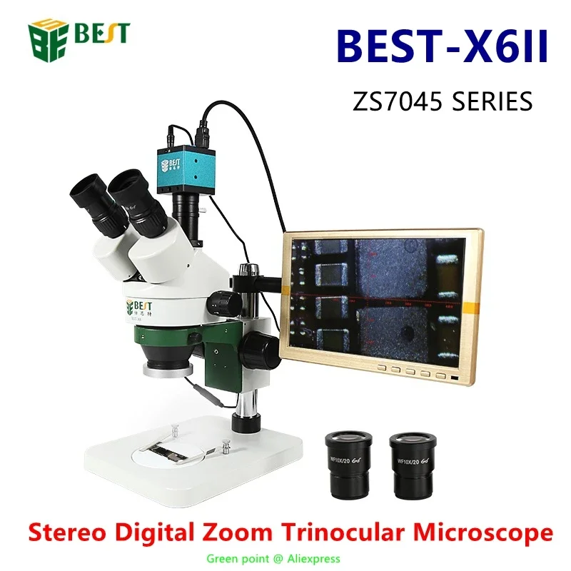 ZS7045 시리즈 스테레오 디지털 줌 삼안 현미경 B - Stereo Trinocular Microscope Pcb 리뷰 및 가격