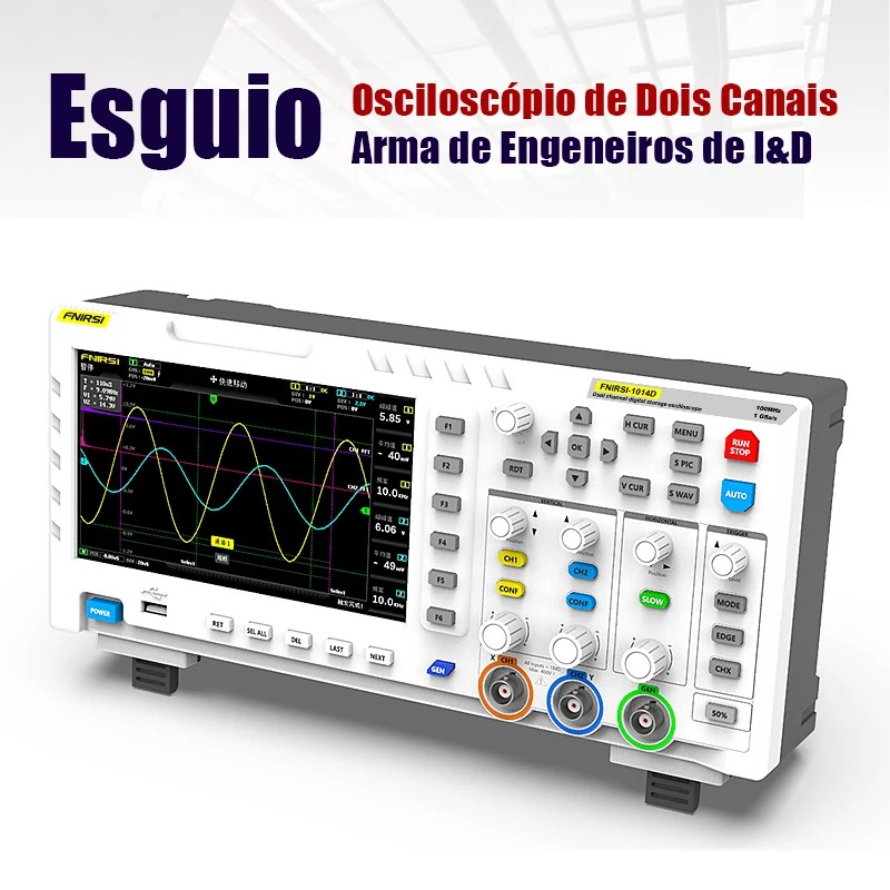 FNIRSI 1014D 디지털 오실로스코프 2 in 1 - Digital Storage Oscilloscope 100Mhz 리뷰 및 가격